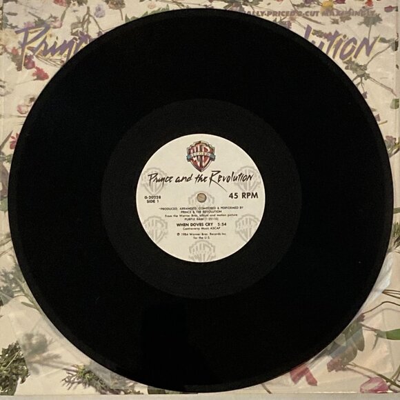 1984 Prince And The Revolution When Doves Cry 45 Maxi-single Vinyl Record Album - Picture 3 of 6